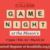College Game Night At The Masons